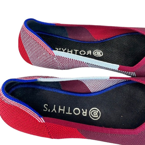 Rothy’s Berry Colorblock Flats Size 9.5 - Picture 6 of 7